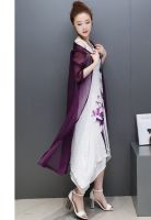 2021NYFS 2021 New Summer dress Ink painting Woman Dress two piece Dress loose long dress female Vestidos Robe Dress S-3XL Size