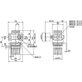 koganei-r600-03-pressure-regulator
