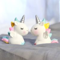 New Rainbow Unicorn Cake Topper Birthday Wedding Cake Flags Cloud Hot Air Balloon cake Birthday Party Baking Decoration Supplies