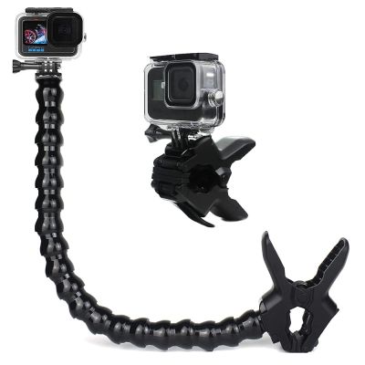Flexible 19-section Snake-shaped Hose Holder Clamp Suitable for Gopro Hero 11 10 9 8 DJI Action 3 Cameras Flex Arm Gooseneck
