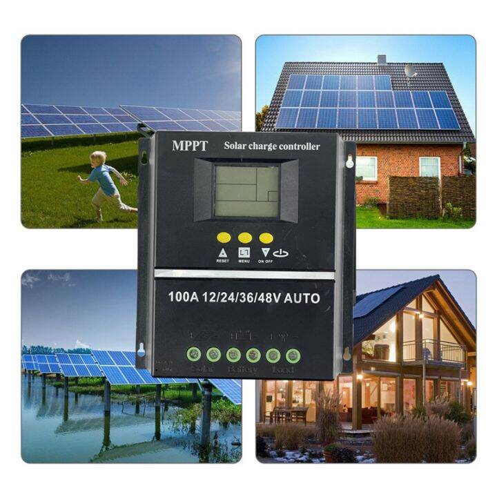 pwm-12v-24v-36v-48v-auto-solar-panel-charge-controller-solar-pv-battery-charger-with-lcd-mppt-solar-controller