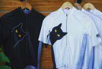 WIER.CC (เวียร์) Catz Jersey ขาว/ดำ/เหลือง เสื้อปั่นจักรยาน คุณภาพสูง เนื้อผ้านำเข้าอิตาลี่ 3 สีใหม่ Unisex