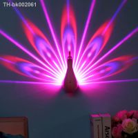 ✎❈♟ Household Creativity Peacock Projection lamp Decorative Lights USB Colorful Remote Night Light 3 colors