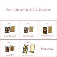 ลําโพง MIC ด้านใน 10pcs สําหรับ IPhone 13 12 11 Pro Max Mini XS XR X 8 Plus 7 6S 6P 6 5S Ipad 3 4 5 9.7 12.9 ไมโครโฟน Transmitter