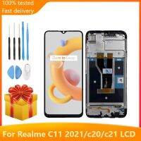 Original DISPLAY For Realme C21 C20 RMX3201 RMX3063 LCD Display Digitizer Assembly Replacement For Realme C11 2021 LCD With Fram