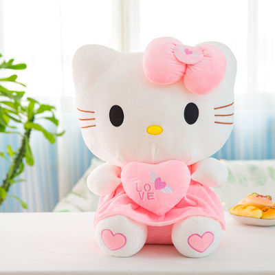 Umisu 25cm Kitty Cat Plush Doll Toy Kids Cartoon Hello Kitty Figure Stuffed Toys Children Birthday Gifts