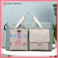 LUCKY HAIRACC แยกเปียกแห้ง กระเป๋าสำหรับเดินทาง จุได้มาก กระเป๋ากีฬายิม กระเป๋า Crossbody กิจกรรมกลางแจ้งกลางแจ้ง กันน้ำกันน้ำได้ กระเป๋าสะพายไหล่แบบสั้น สำหรับผู้หญิง