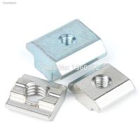 ♈﹍◈ 5PCS 10PCS 50PCS T Sliding Nut Zinc or Nickel-Plated Carbon Steel M3/M4/M5/M6/M8 Fastern Nut for 2020/3030/4040 Aluminum Profile