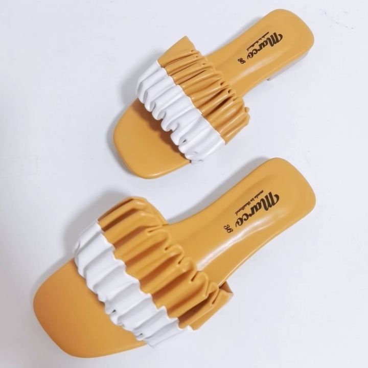 แบรนด์-marco-รองเท้าแตะผู้หญิง-รุ่น-tt1027-แบบเก๋-งานไทย-ผลิตจากวัสดุเกรดดี-ขายดีประจำร้าน