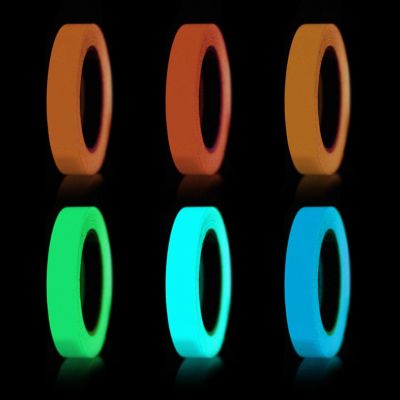 ☎☜ 1PC Luminous Fluorescent Night Self-adhesive Glow In The Dark Sticker Tape Safety Security Home Decoration 1M Warning Tapes