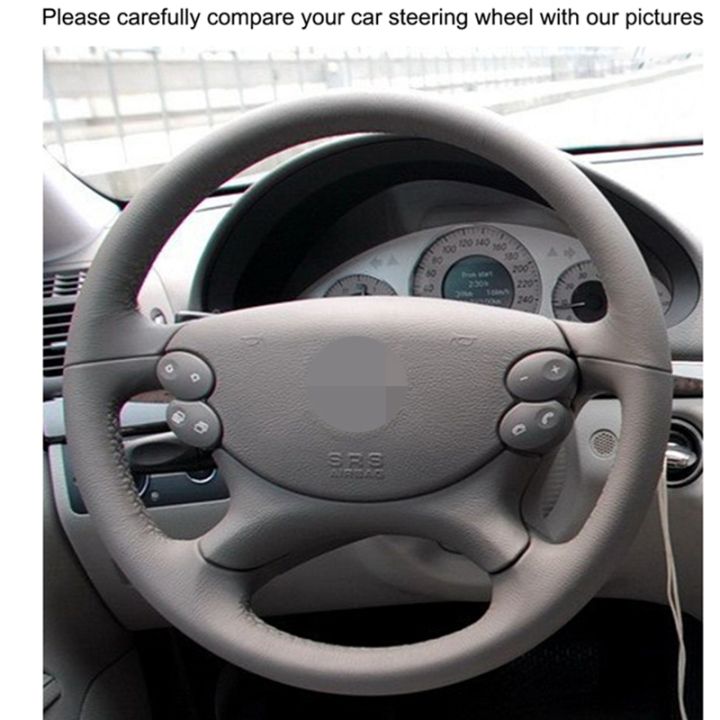 black-genuine-leather-car-steering-wheel-cover-for-mercedes-benz-e-class-w211-e230-e350-e280-cls-class-cls-350-500-g-amg-sl-clk