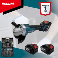 Makita เครื่องเจียรไฟฟ้า เครื่องเจียรแบบชาร์จไฟได้ แบตเตอรี่ลิเธียมในครัวเรือน บดและตัด 18v ขัดแท้แบบไม่มีแปรง เครื่องเจียร์