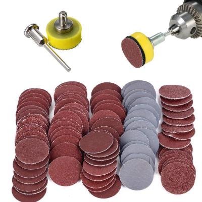 102Pcs/Set 1inch 25mm Sanding Paper 100-3000 Grit Polishing Discs Pad Sandpapers for Dremel Rotary Abrasive Tool Accessories Cleaning Tools