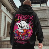 {Puffy menswear}ขนาดใหญ่ Hoodie ผู้ชาย Streetwear Hip Hop ผู้หญิง39; S เสื้อกันหนาว Panda Graphic Pullover Harajuku เหงื่อขนแกะ Plus ขนาด6xl 7xl 8xl