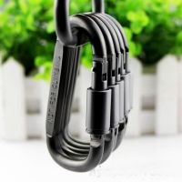 Tactical D Keychain Buckle Clip Climbing Hanging fit Outdoor survival edc