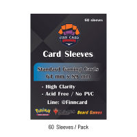 Finncard Sleeve Standard Gaming Card 60 Pcs 64x89mm ซองใส่การ์ด FCSGC606489 (การ์ด)