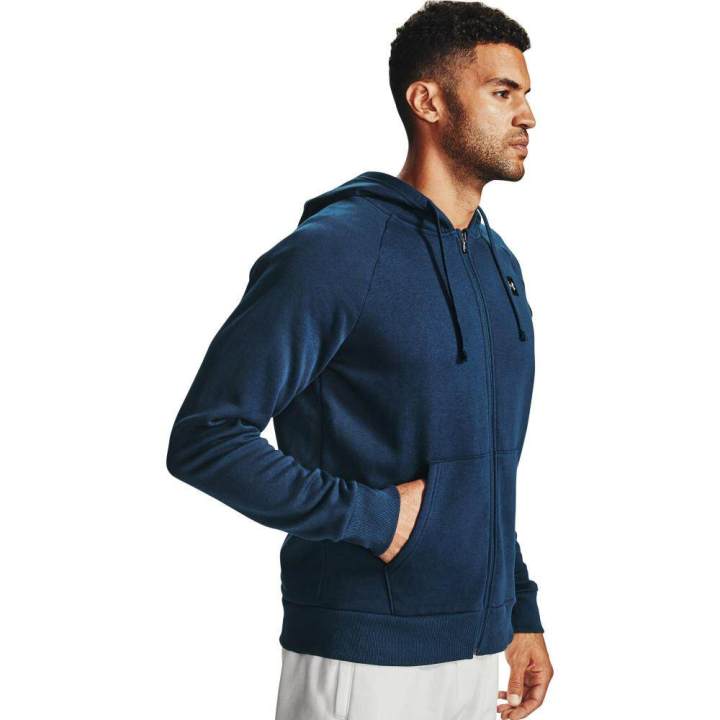 under-armour-ua-mens-rival-fleece-full-zip-hoodie-อันเดอร์-อาเมอร์-เสื้อฮู้ดออกกำลังกาย-สำหรับผู้ชาย