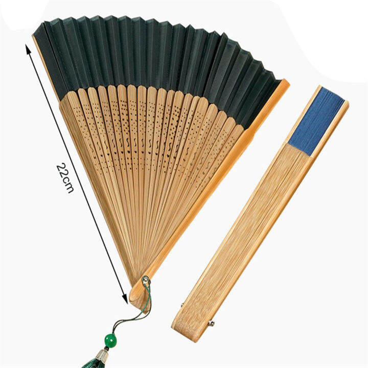 traditional-chinese-fan-wooden-handheld-fan-antique-style-hand-fan-lady-spot-bamboo-fan-chinese-silk-folding-fan