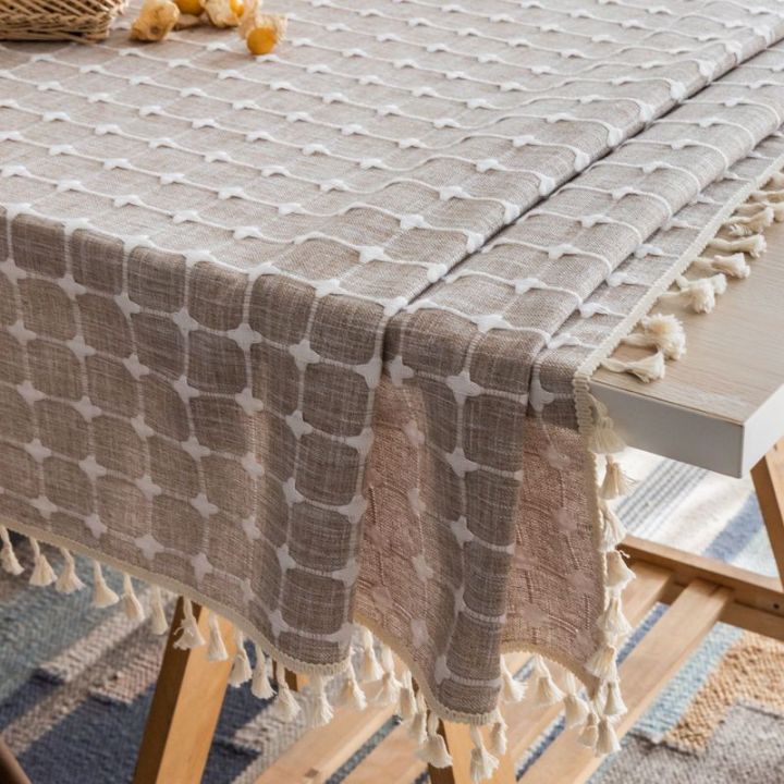 m-q-s-ผ้าปูโต๊ะ-พิมพ์ลายสวยงาน-กันคราบสรกปก-กันน้ำและกันเปื้อน-ทำความสะอาดง่าย-วัสดุ-peva-ผ้าคลุมโต๊ะ-สี่เหลี่ยม-ลายตาราง