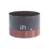 99.2mm Speaker Voice Coil 1200W Peak Subwoofer Bass Woofer Repair Parts With Copper Wire Black Kapton Former