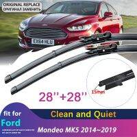 ไม้เช็ดรถเบลดสำหรับ Ford Mondeo MK5 2014 ~ 2019ของเล่นเด็กบาจากระจกบังลมที่ปัดน้ำฝนสติ๊กเกอร์ตกแต่งรถยนต์2015 2016 2017