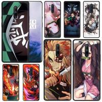 Soft TPU Case for OnePlus 7 7T 8 8T 9 Pro 9R N10 5G N100 One Plus Z Phone Coque Luxury Back Cover Cases Anime Demon Slayer Shell Phone Cases