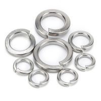 2 100pcs 304 Stainless Steel Spring Split Lock Washer Elastic Gasket M2 M2.5 M3 M4 M5 M6 M8 M10 M12 M16 M20 M24 Locking Washers