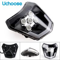 ✿ Motorcycle LED Headlight Plate Front Headlamp for KTM EXC 300 XC XCF XCW XCFW SX SXF SXS 125 to 690 2012-2022 Head Light Wick