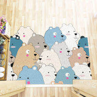 Cartoon cat DIY decor carpet pvc can be cut plastic rug entrance doormat housefloor living room kitchen bathroom non-slip mats