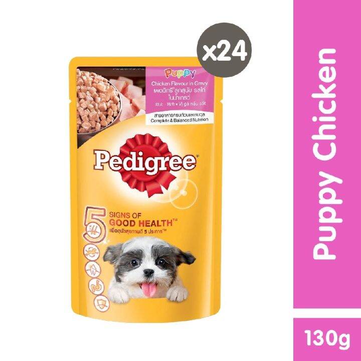 PEDIGREE Puppy Food Wet Dog Food for Puppy in Chicken Flavor in Gravy
