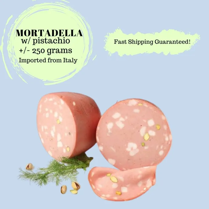 Pisttacio Mortadella Cold Cuts from Italy (+/) 50g, 125g, 250g Lazada PH