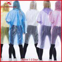 Disposable Adult Portable Raincoat with Hood Adult Kid Waterproof Rain Jacket for Outdoor Camping/Recreation/Hiking