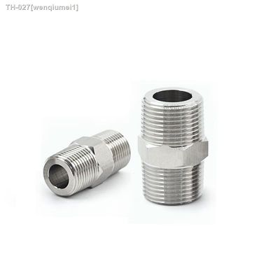 ❃✒ M8 M10 M12 M14 M16 M18 M20 M22 Metric Male Thread 304 Stainless Steel Hex Nipple High Pressure Resistant Pipe Fitting Connector
