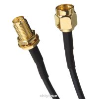 RP-SMA WiFi Antenna Extension Cable Male Female Wire RG174 Coaxial Stable Signal