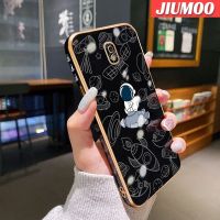 JIUMOO เคสปลอกสำหรับ Samsung J7โปร J7 2018 J7 2017ดีไซน์ใหม่การ์ตูนเคสโทรศัพท์นิ่มกันกระแทกของแท้เคสลายชุบโลหะคลุมทั้งหมดเคสป้องกันเลนส์กล้อง