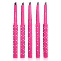 ดินสอเขียนคิ้วลายจุดสีชมพู Pink Polkadot Eyebrow Pencil Waterproof มี 5 เฉดสีให้เลือกค่ะ