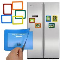 ✑❆❏ 5inch Colorful Magnetic Picture Frames Photo Magnets Photo Frame For Refrigerator Perfect For Family Photos And Memories
