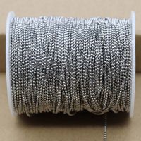 1 Packlot 1.5 2.0 2.4 3.2 4 6 8mm Stainless Steel Bead Ball Bead Chains &amp; Connector Clasps For DIY Necklace Jewelry Making