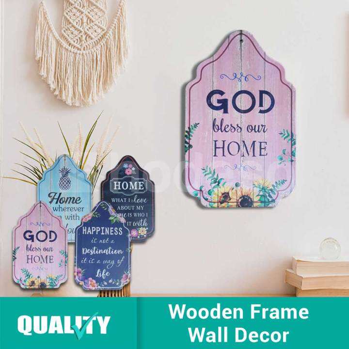 Bible Verse Christian Quotes Wall Decor Wooden Quotes Vintage Style