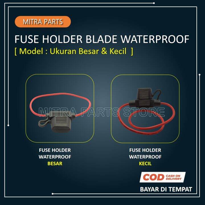 Fuse Holder Blade Waterproof Besar Kecil Lazada Indonesia