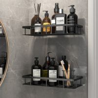 Bathroom Shelves Set Punch-free Triangle Corner Shelf Shower Storage Rack Shampoo Holder Toilet Organizer Bathroom Accessories