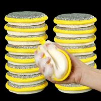 5/10pcs Sponge Wipes Absorbent Washing Dish Sided Household Cleaning Sponges Anti Grease Wiping Rag