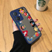 Diorcase เคสสำหรับ Vivo Y27ดีไซน์ตัวการ์ตูน Sesame Street น่ารักเคสโทรศัพท์แบบแข็งมีน้ำค้างแข็งโปร่งใสรูปสัตว์เด็กชายเด็กหญิงน่ารักเคสปกป้องกล้อง