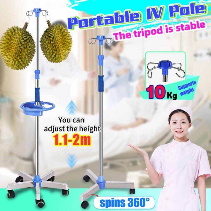 IV Stand, IV stand with wheel,IV stand portable,IV Stand 4 hook IV