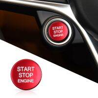 Start Stop Engine Mobil ฝาครอบปุ่มสติกเกอร์รูปลอกเริ่มต้นการจุดระเบิดปุ่มสำหรับอัลฟาโรเมโอกีเลีย952อุปกรณ์เสริม Stelvio 2017-2021