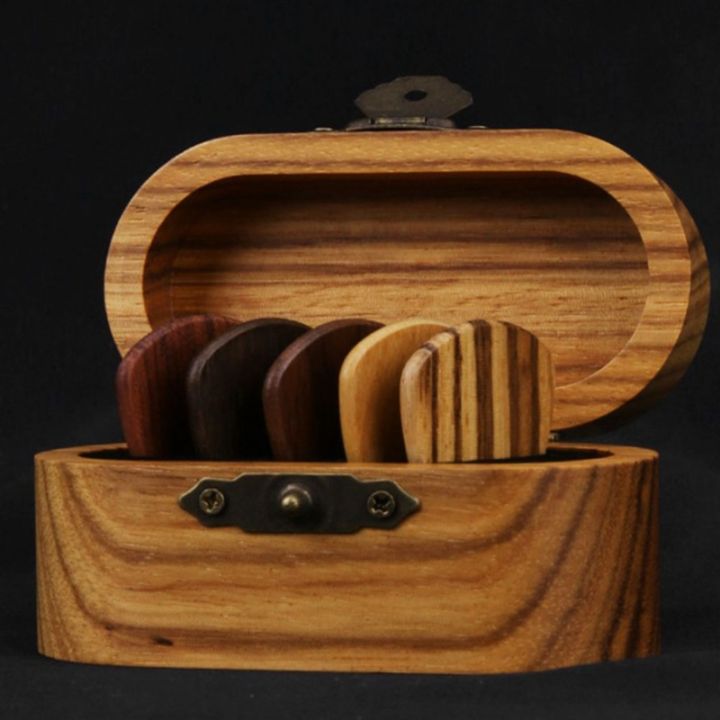 guitar-pick-holder-wood-guitar-pick-display-case-mini-guitar-pick-box-with-wooden-pick