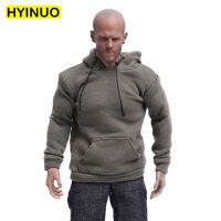 3สี16 Scale Men S Hooded เสื้อกันหนาวชาย Pullover Boy Sweatshirt Coat เสื้อผ้าชุดสำหรับ12 "Action Figure ชาย Body