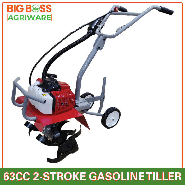 BBA 63cc Mini Tiller / Cultivator [1E48F-E 2-Stroke Gasoline Engine ...