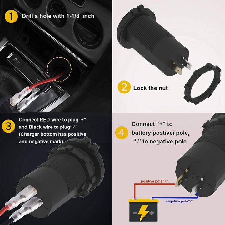 quick-charge-4-0-pd-qc-3-0-usb-car-charger-12v-24v-60w-usb-outlet-fast-charger-for-car-boat-truck-rv-motorcycle