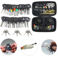 100Pcs Car Terminal Removal Wire Plug Wire Crimp Connector Extractor Automotive Kit Keys Pins Repair Extraction Mechanical Tools